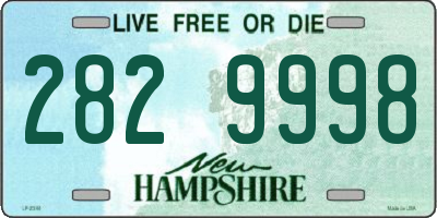 NH license plate 2829998