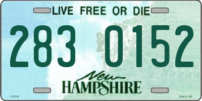 NH license plate 2830152