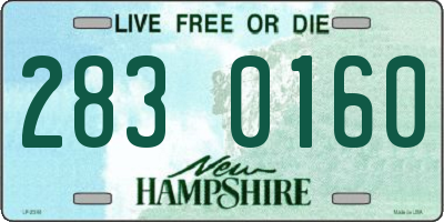NH license plate 2830160