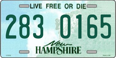 NH license plate 2830165