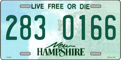NH license plate 2830166