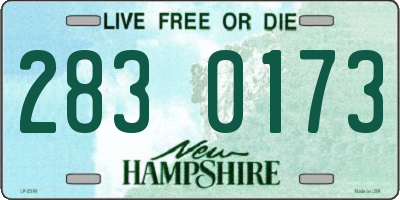 NH license plate 2830173