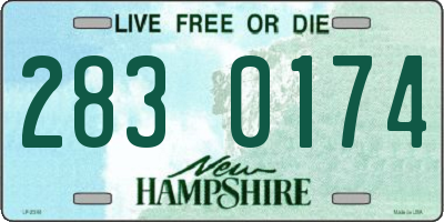 NH license plate 2830174