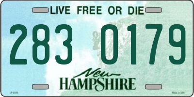 NH license plate 2830179