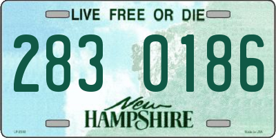 NH license plate 2830186