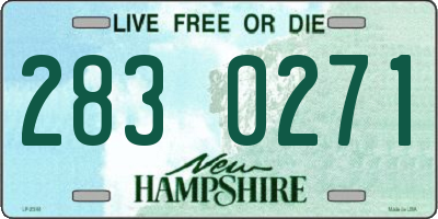 NH license plate 2830271