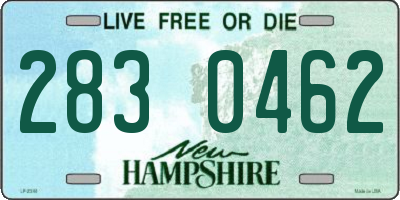 NH license plate 2830462