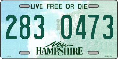 NH license plate 2830473