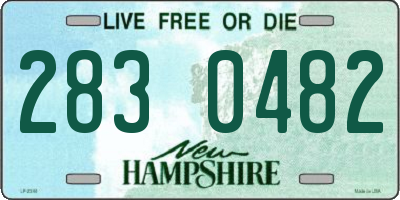 NH license plate 2830482