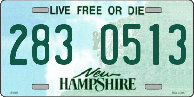 NH license plate 2830513