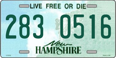 NH license plate 2830516