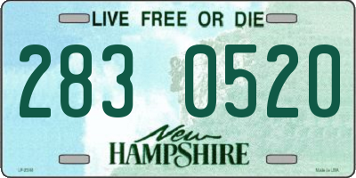 NH license plate 2830520