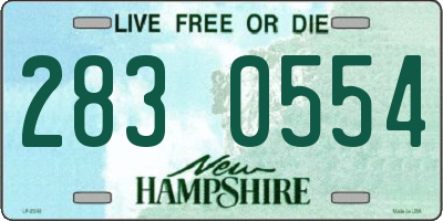 NH license plate 2830554
