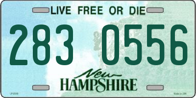 NH license plate 2830556