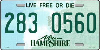 NH license plate 2830560