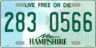 NH license plate 2830566