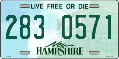 NH license plate 2830571