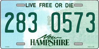NH license plate 2830573