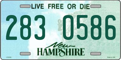 NH license plate 2830586
