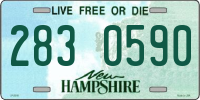 NH license plate 2830590