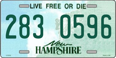 NH license plate 2830596