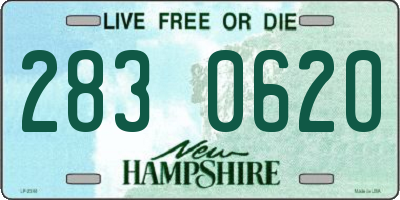 NH license plate 2830620