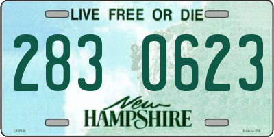 NH license plate 2830623