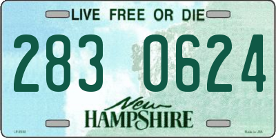NH license plate 2830624