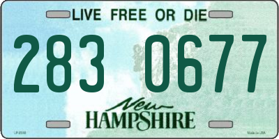 NH license plate 2830677
