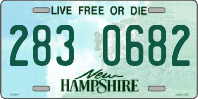 NH license plate 2830682