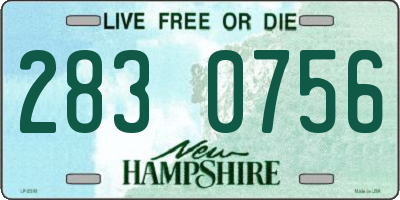 NH license plate 2830756