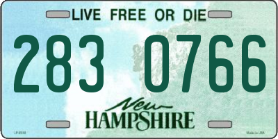 NH license plate 2830766