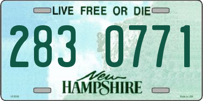 NH license plate 2830771
