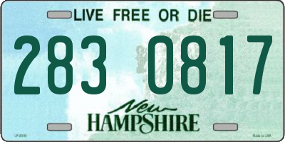 NH license plate 2830817