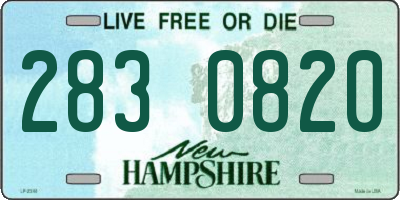 NH license plate 2830820