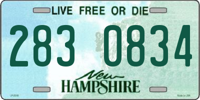 NH license plate 2830834