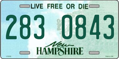 NH license plate 2830843