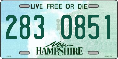 NH license plate 2830851