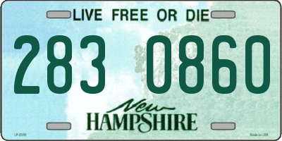 NH license plate 2830860