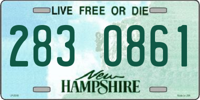 NH license plate 2830861