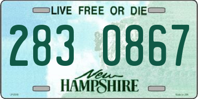 NH license plate 2830867