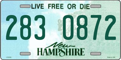 NH license plate 2830872