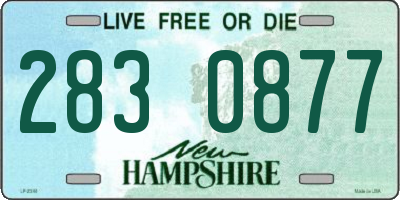 NH license plate 2830877
