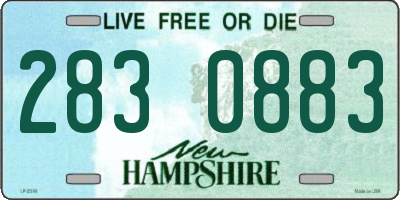 NH license plate 2830883