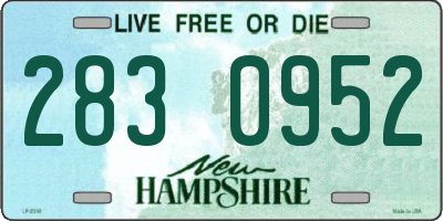 NH license plate 2830952