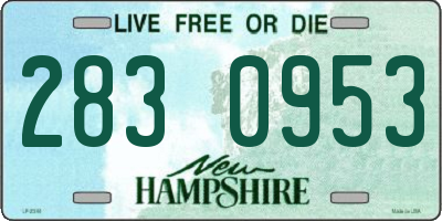 NH license plate 2830953