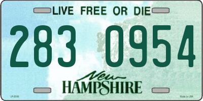 NH license plate 2830954