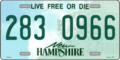 NH license plate 2830966