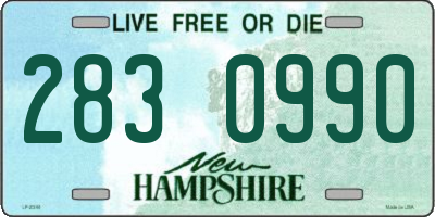 NH license plate 2830990