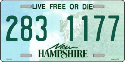 NH license plate 2831177